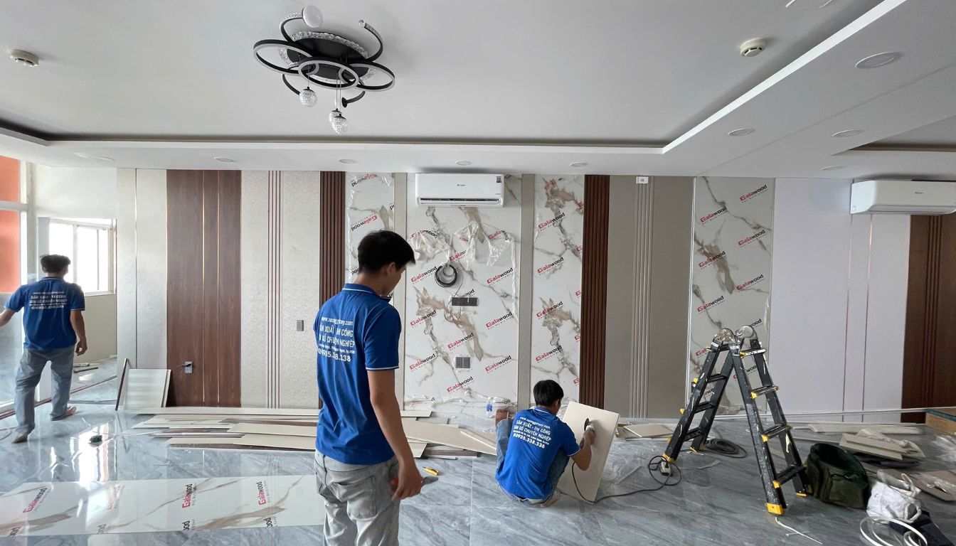 Hướng dẫn quy trình thi công tấm than tre đúng kỹ thuật và bền đẹp