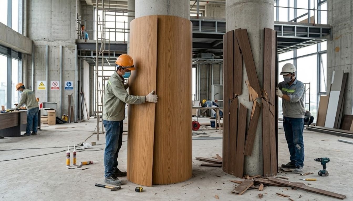 Sự khác biệt vượt trội giữa tấm ốp than tre và nhựa giả gỗ