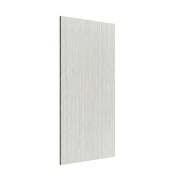 Hình ảnh tấm ốp than tre iWood WG-9 (Gray White) thuộc series Wood Grain. Sản phẩm nổi bật với bề mặt vân gỗ tự nhiên sọc nhuyễn xám trắng – thớ gỗ mịn đều chạy dọc trên nền xám trắng sáng, tạo cảm giác thanh thoát, tinh khiết và hiện đại. So với WG-7 (Xám Nhạt), WG-9 có tông màu trắng hơn, sáng hơn, gần với màu trắng tinh khiết pha chút xám nhẹ. Phù hợp cho các không gian cần sự thoáng sáng, rộng rãi, đặc biệt lý tưởng với phong cách Minimalist, Scandinavian, Nordic, hoặc Modern White. Thông số kỹ thuật: dày 8mm, rộng 1220mm, chiều dài đa dạng 2 – 2.44 – 2.8 – 3 – 3.3 – 3.6 – 4m. Ứng dụng ốp tường nội thất, ngoại thất, thân thiện môi trường.