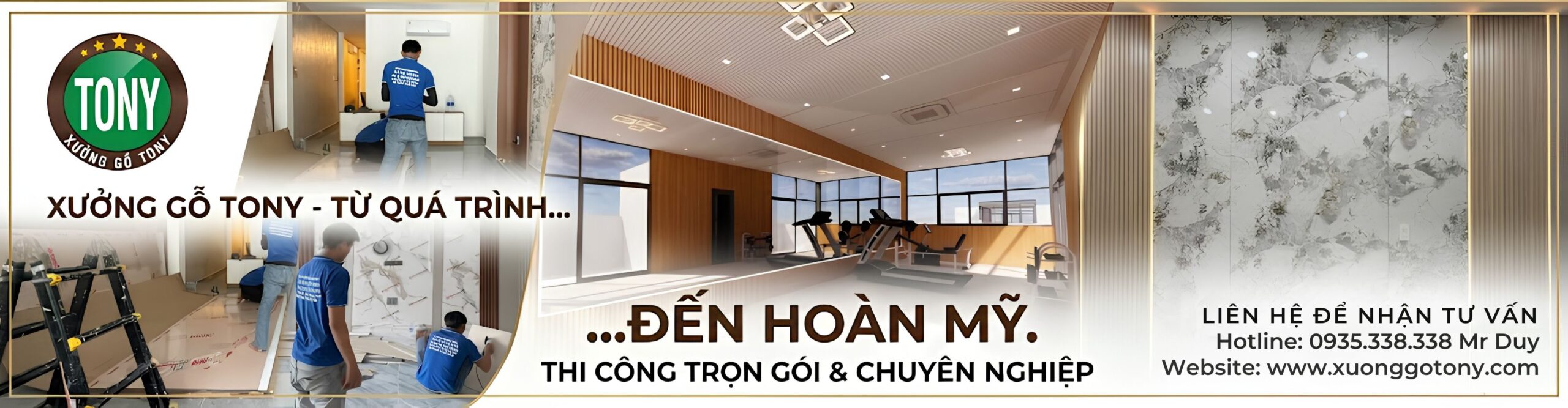 Xưởng Gỗ Tony - đại lý tấm than tre iWood cao cấp chính hãng tại TP.HCM, thi công ốp tường trần nhà trọn gói chuyên nghiệp toàn quốc, bảo hành 5 năm